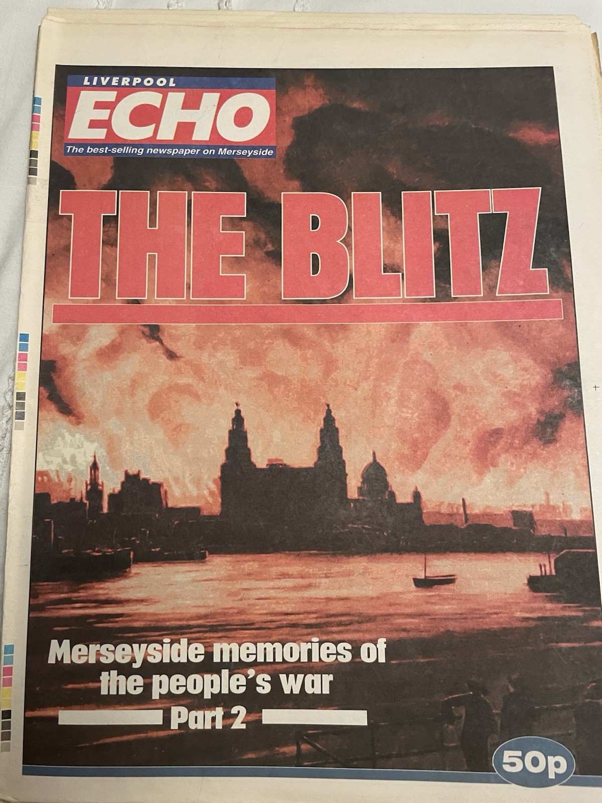 7 X Liverpool Echo Special Edition Papers Liverpool At War The Blitz Atlantic