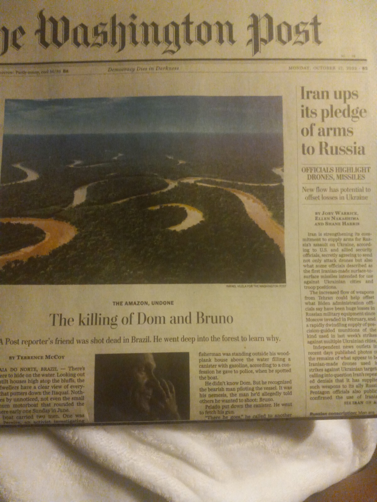 The Washington Post Monday October 17 2022