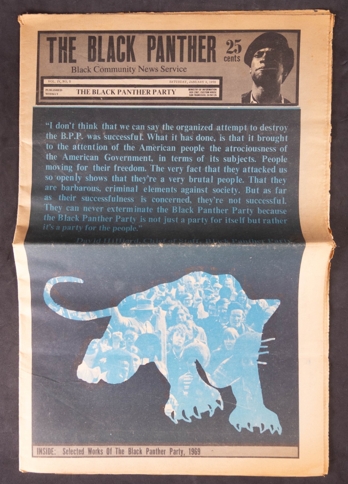 The Black Panther Newspaper – January 3, 1970 – Black Panther Party