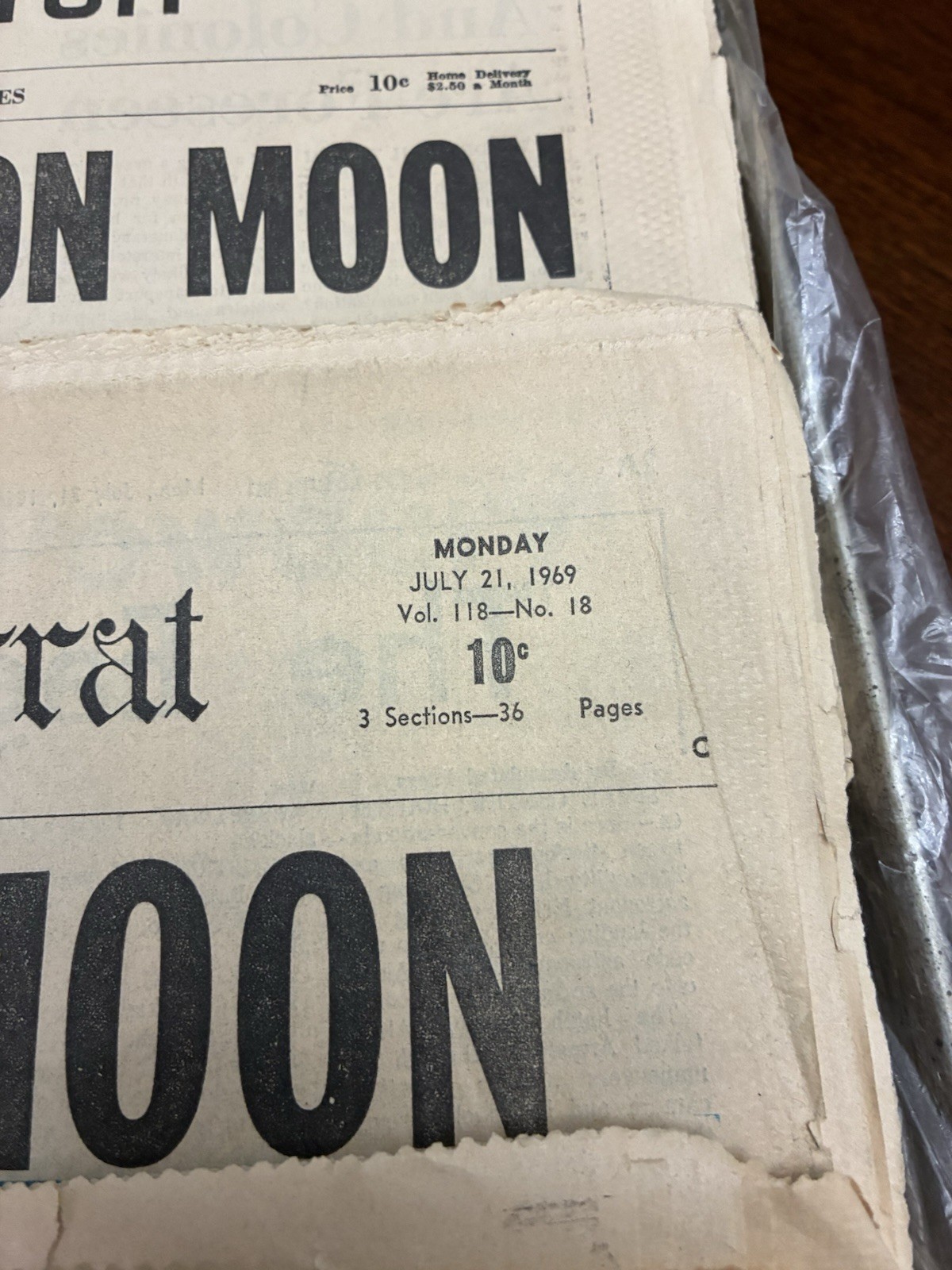 newspaper lot 1969 July