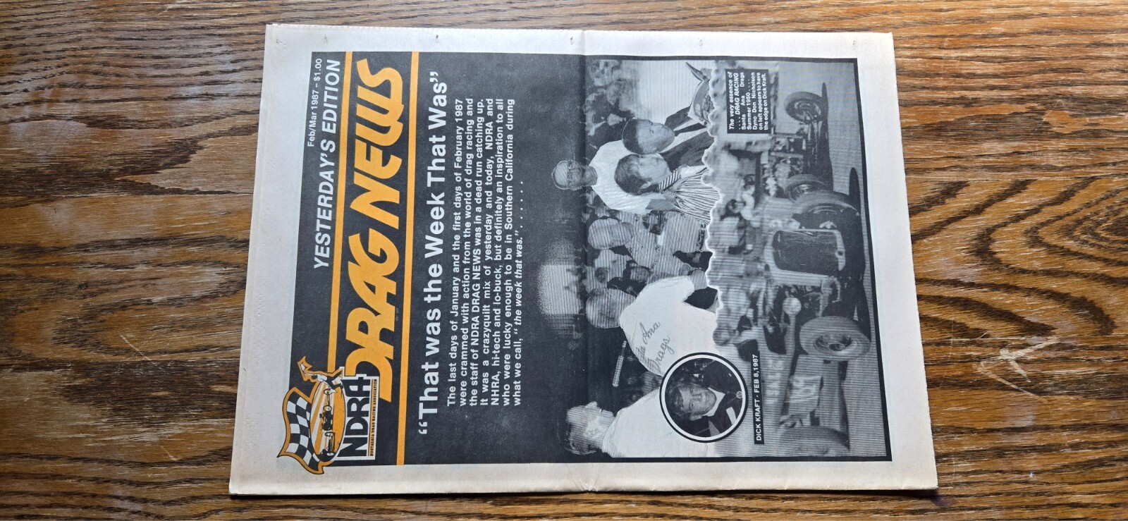 NDRA Drag News February/March 1987