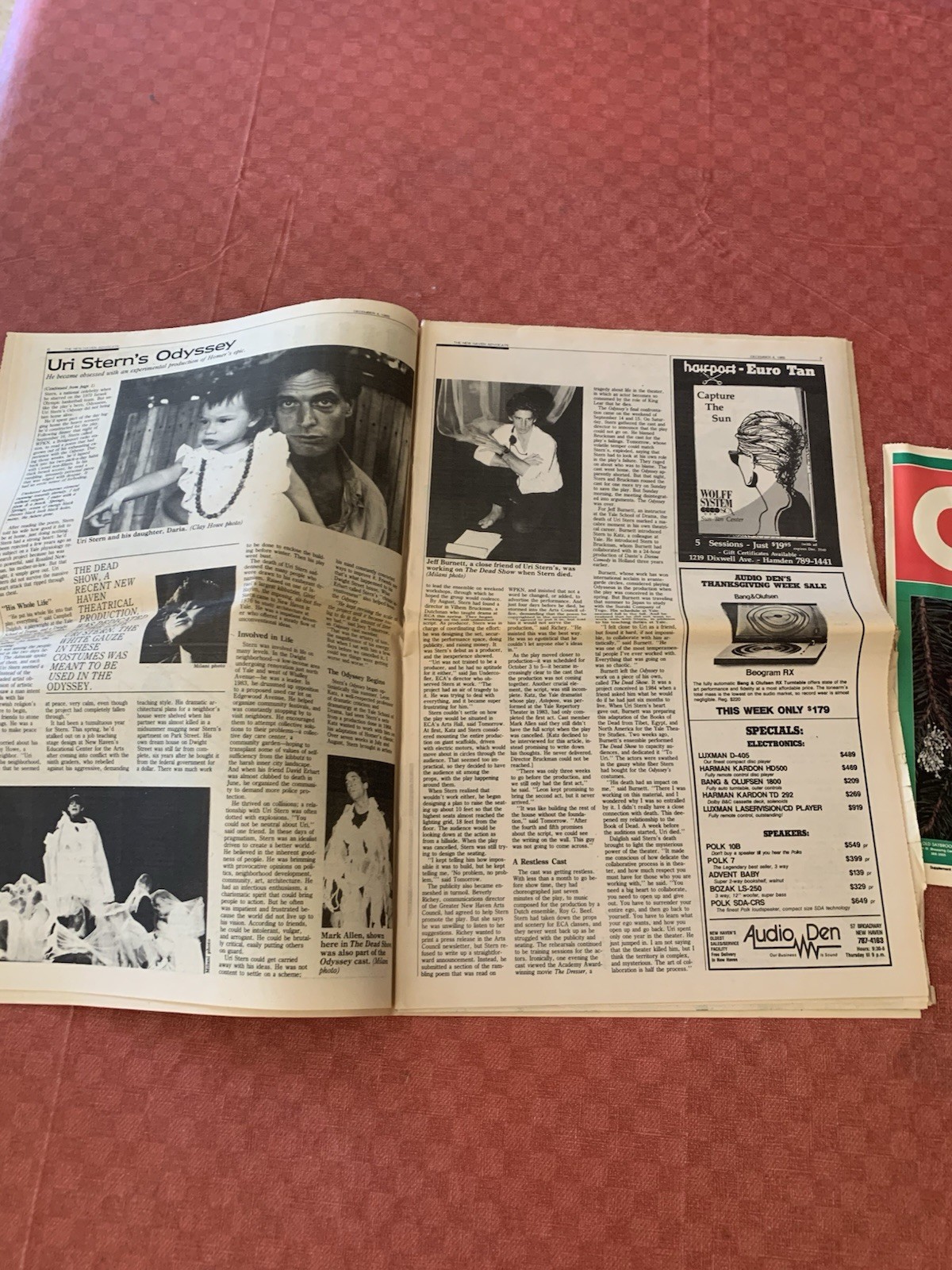 Vintage New Haven CT ADVOCATE newspaper Dec 4 1985 Beatles