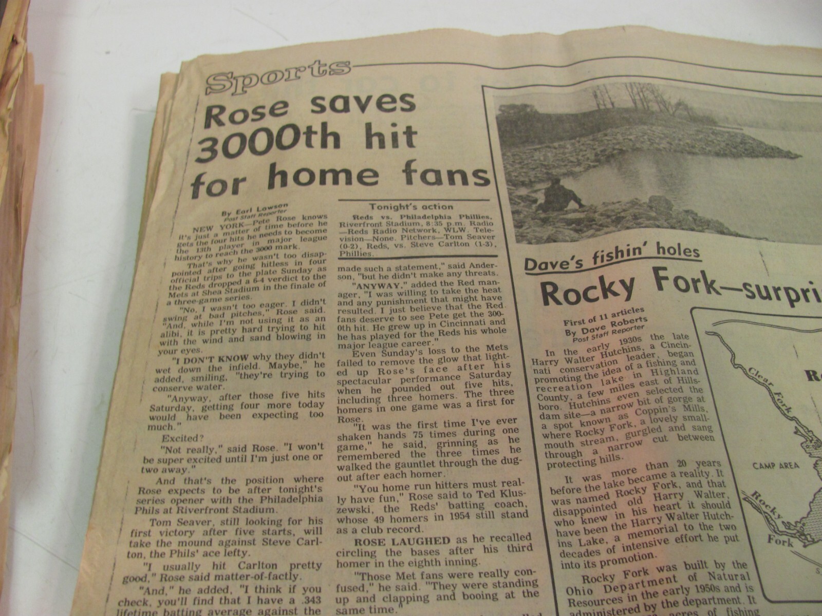 Pete Rose Newspaper Lot 1980s-1990s – Cincinnati Reds, Cincinnati Enquirer