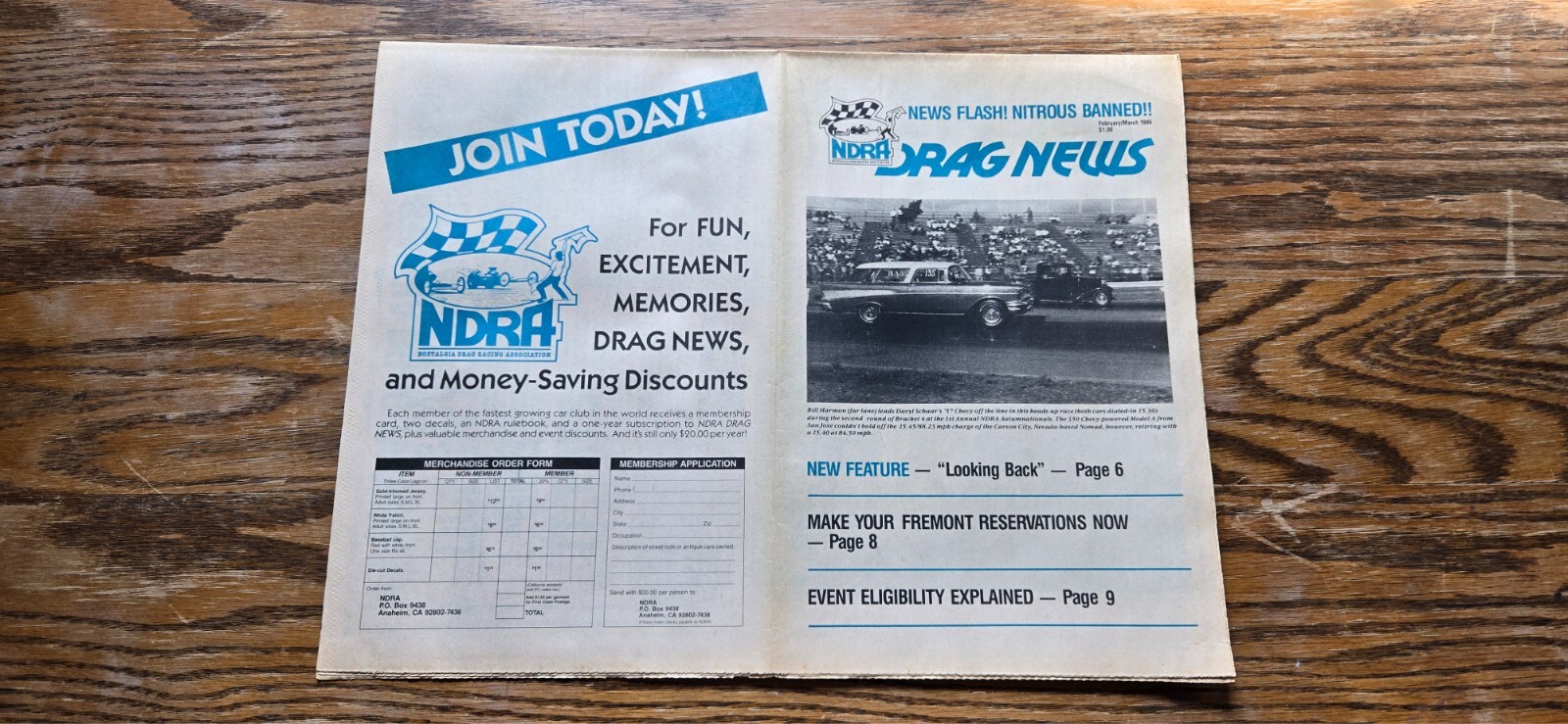 NDRA Drag News February/March 1986