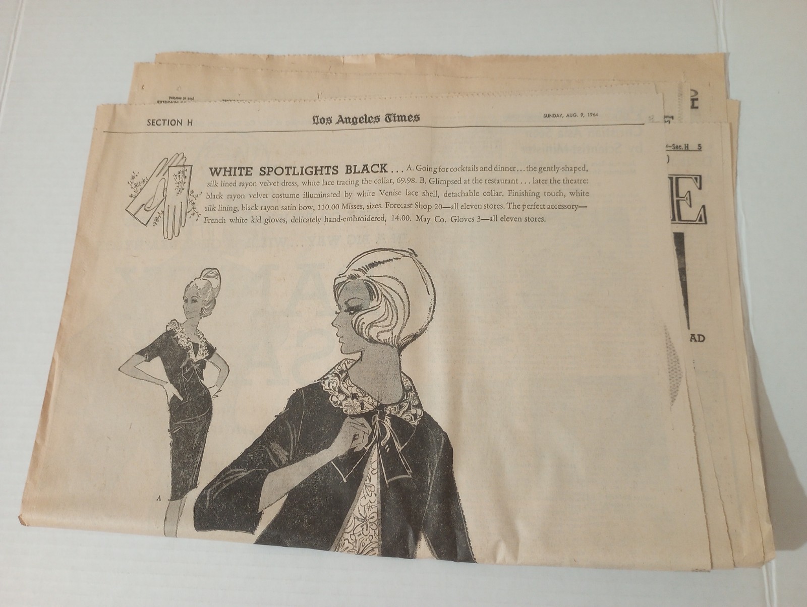 Los Angeles Times August 9 1964 Section H