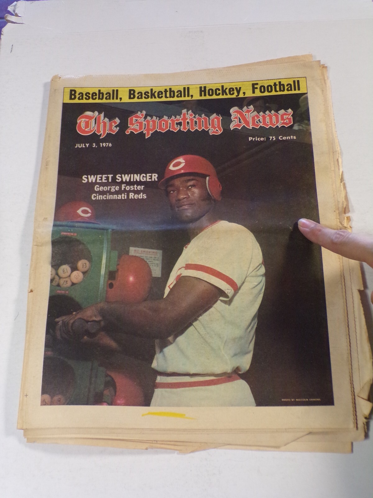 The Sporting News July 3, 1976, George Foster Cincinnati Reds – 053024JENON