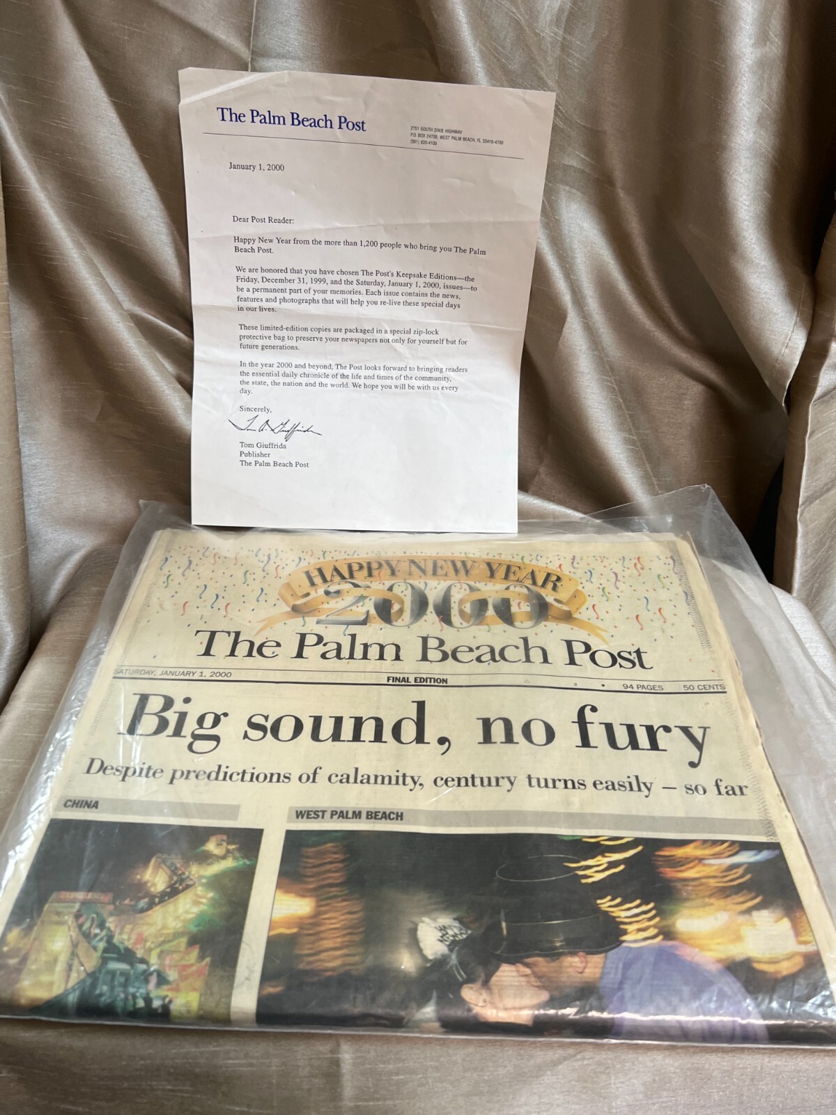 Palm Beach Post Commemorative Edition January 1, 2000
