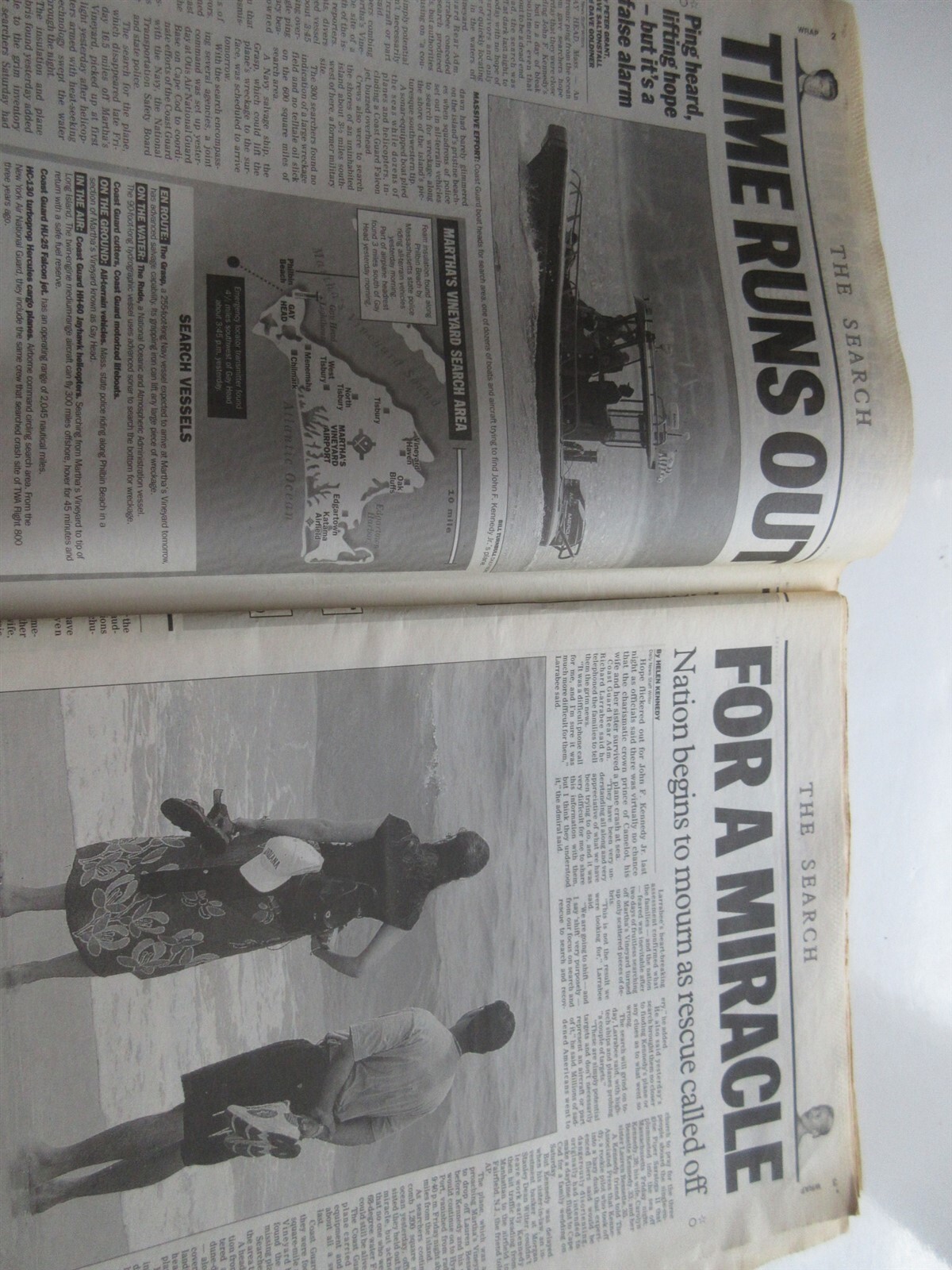 David Cone Perfect Game New York Daily News newspaper July 19 1999 JFK Jr dead