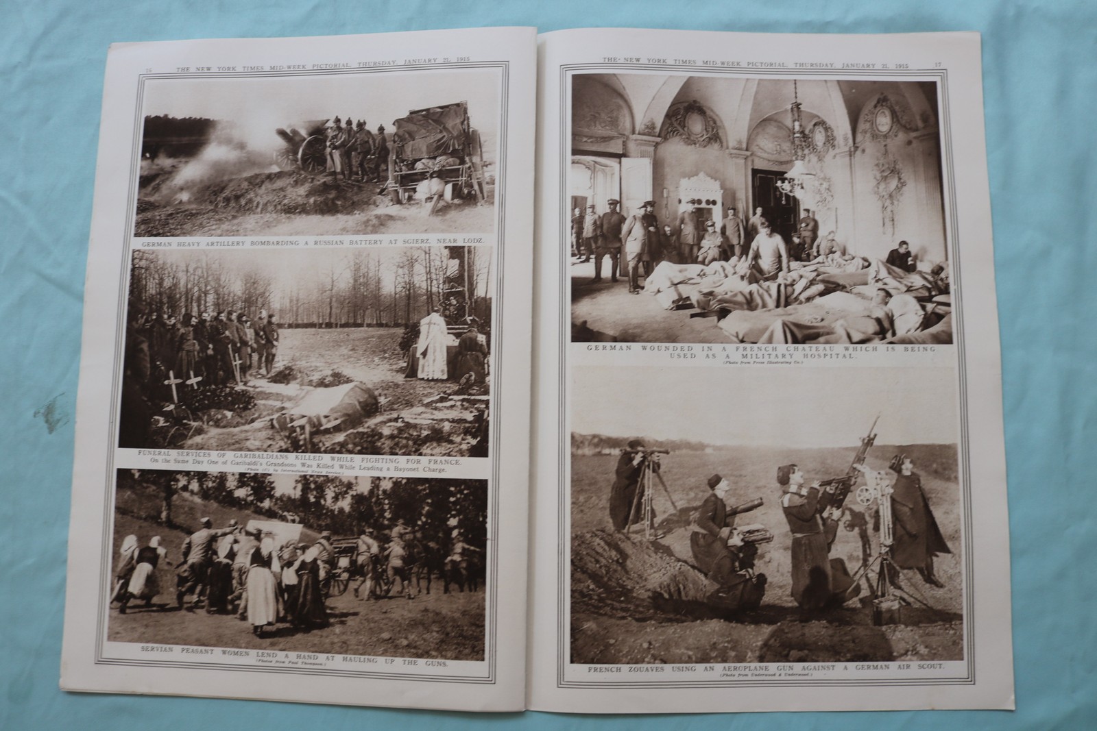 1915 JAN 21 NEW YORK TIMES MID-WEEK PICTORIAL WAR EXTRA-GENERAL JOFFRE – NP 9112