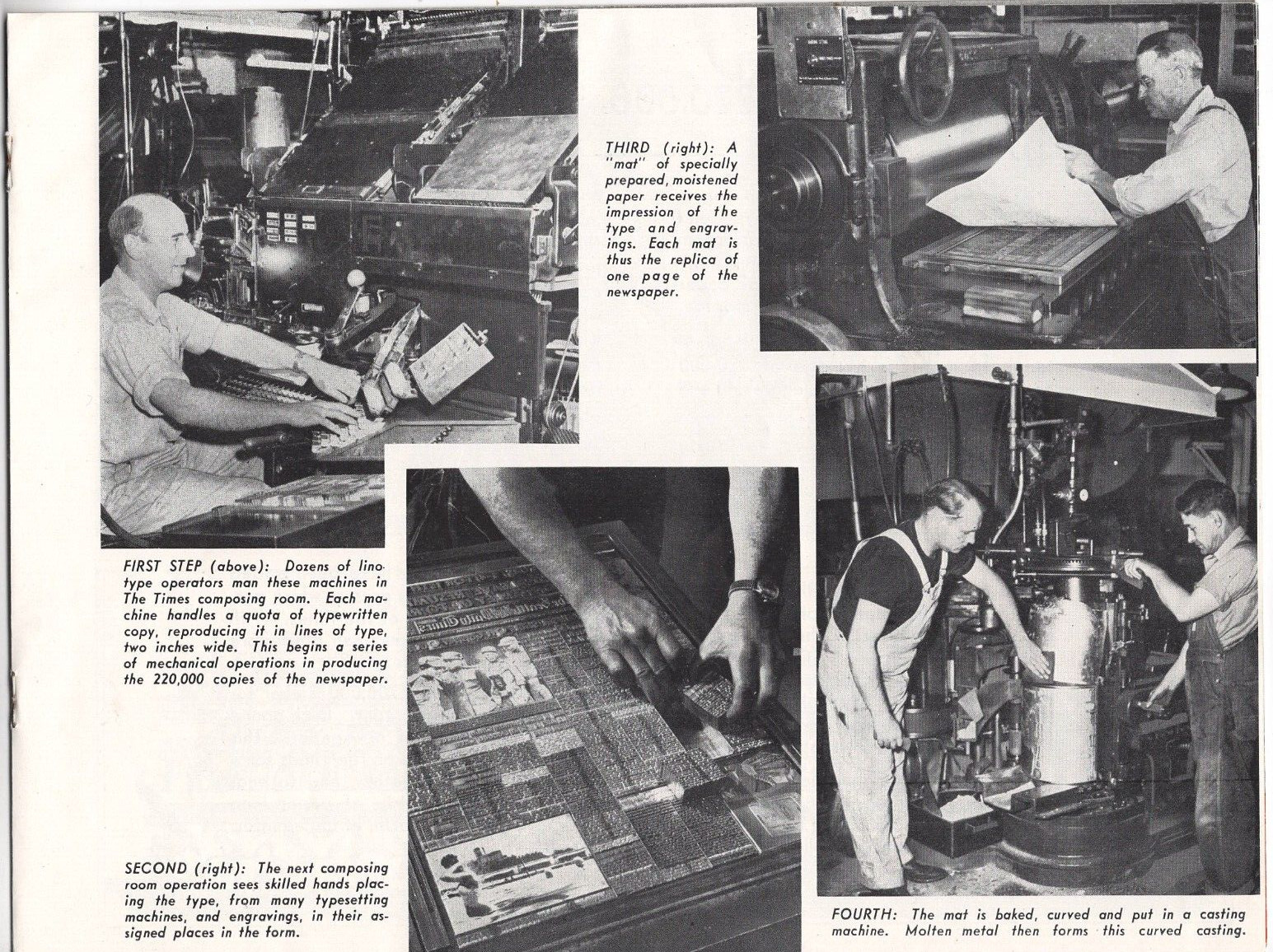1940’s The Seattle Times – The story of your newspaper booklet 11×8 – 10 pages