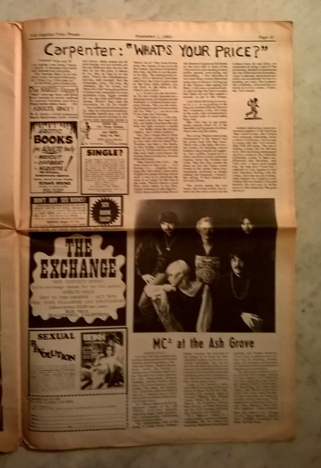 LOS ANGELES FREE PRESS November 1 – 7 1968 Vol. 5 #44 (Issue #244) Parts 1 and 2