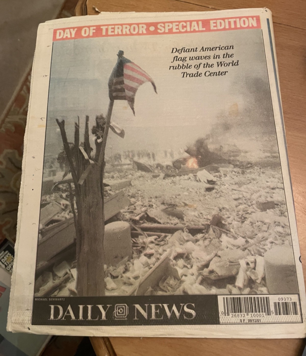 Daily News-September 12 2001- It’s War-Day of Terror -Special edition