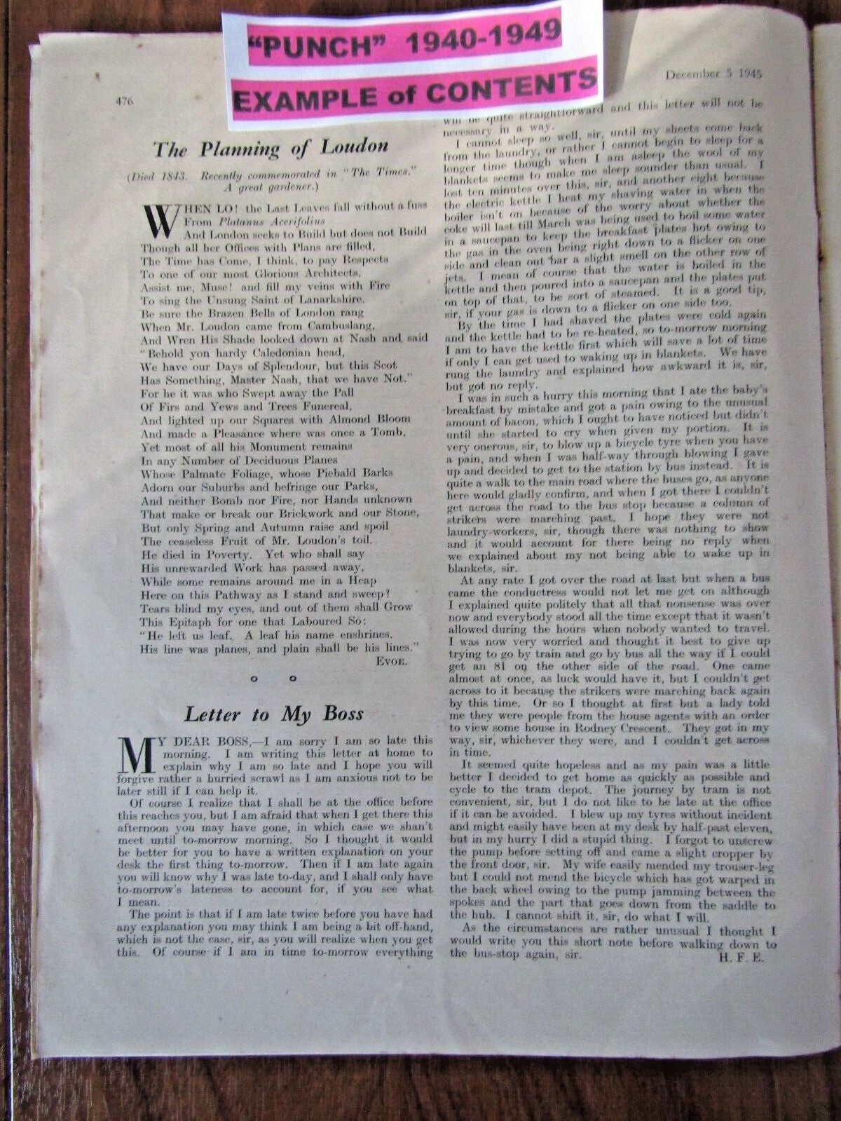 PUNCH MAGAZINES 1940-1949, Huge Selection, Letters, Cartoons, Humour, Adverts
