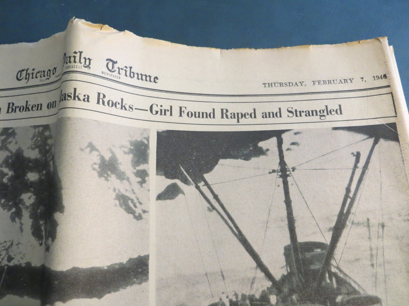 CHICAGO DAILY TRIBUNE FEB 1946 NEWSPAPER HANG YAMASHITA MCARTHUR
