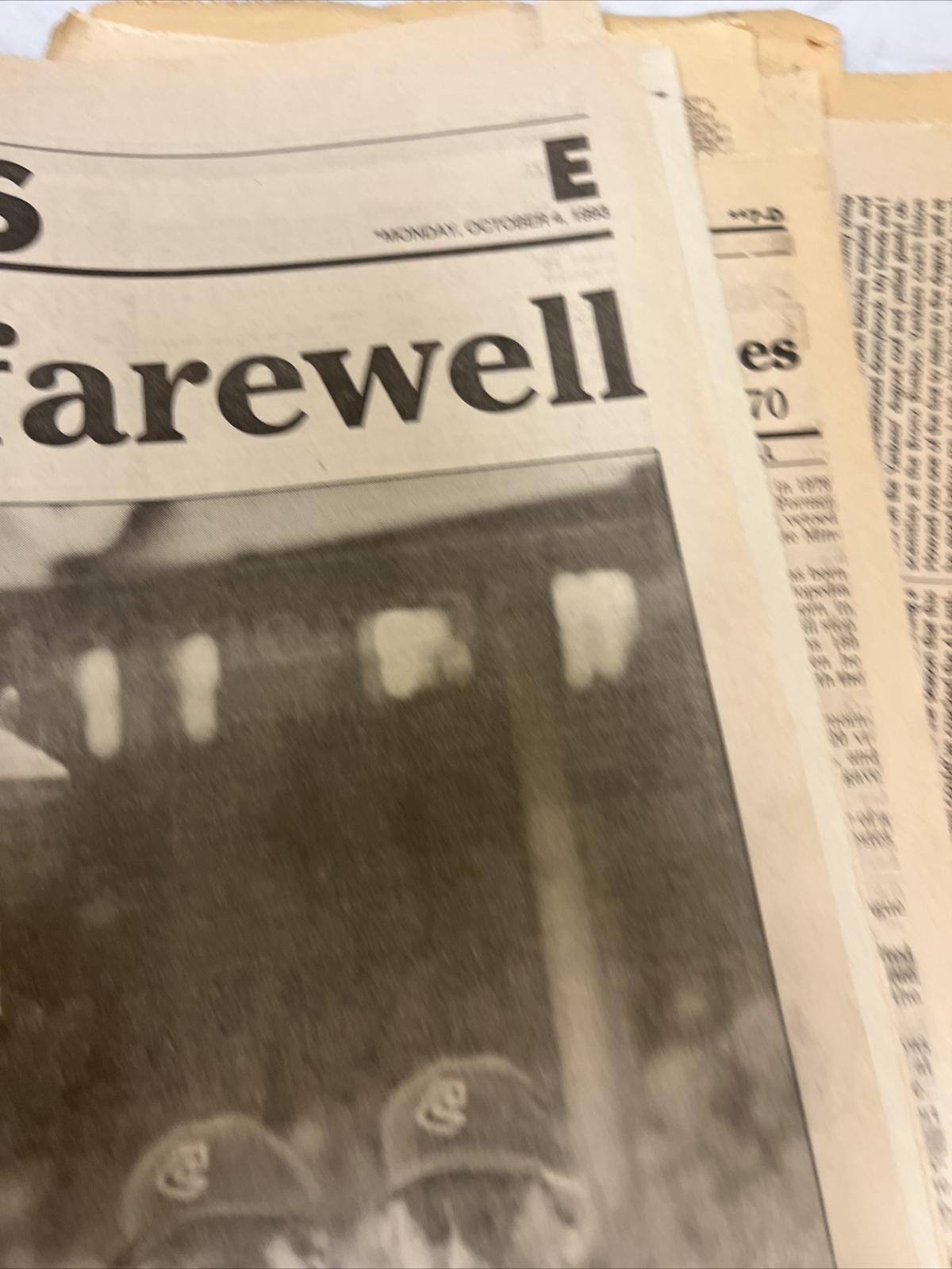 Set Of 1993 Plain Dealer Indians Newspaper And Other