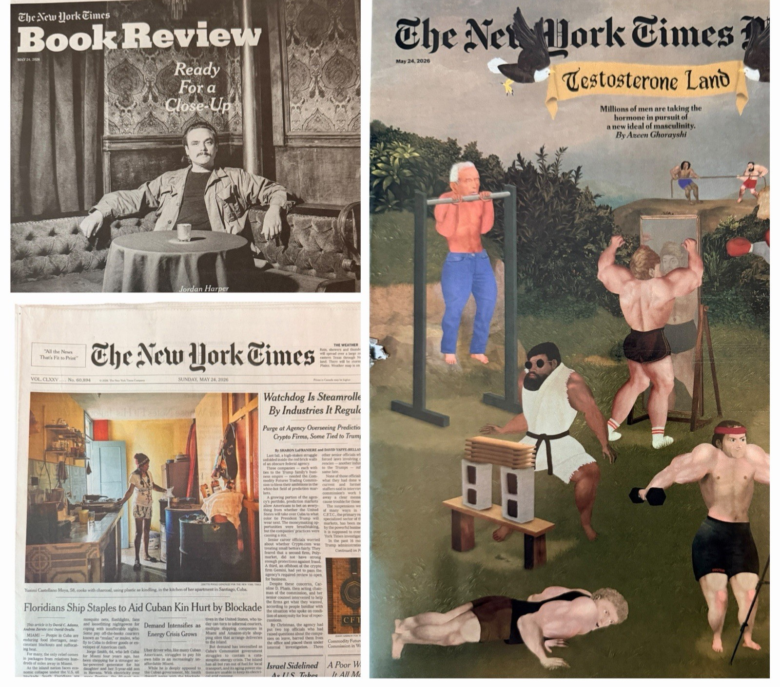 The New York Times News Paper LOT/9 May 16 17 18 19 20 21 22 23 24 -2026 UNREAD