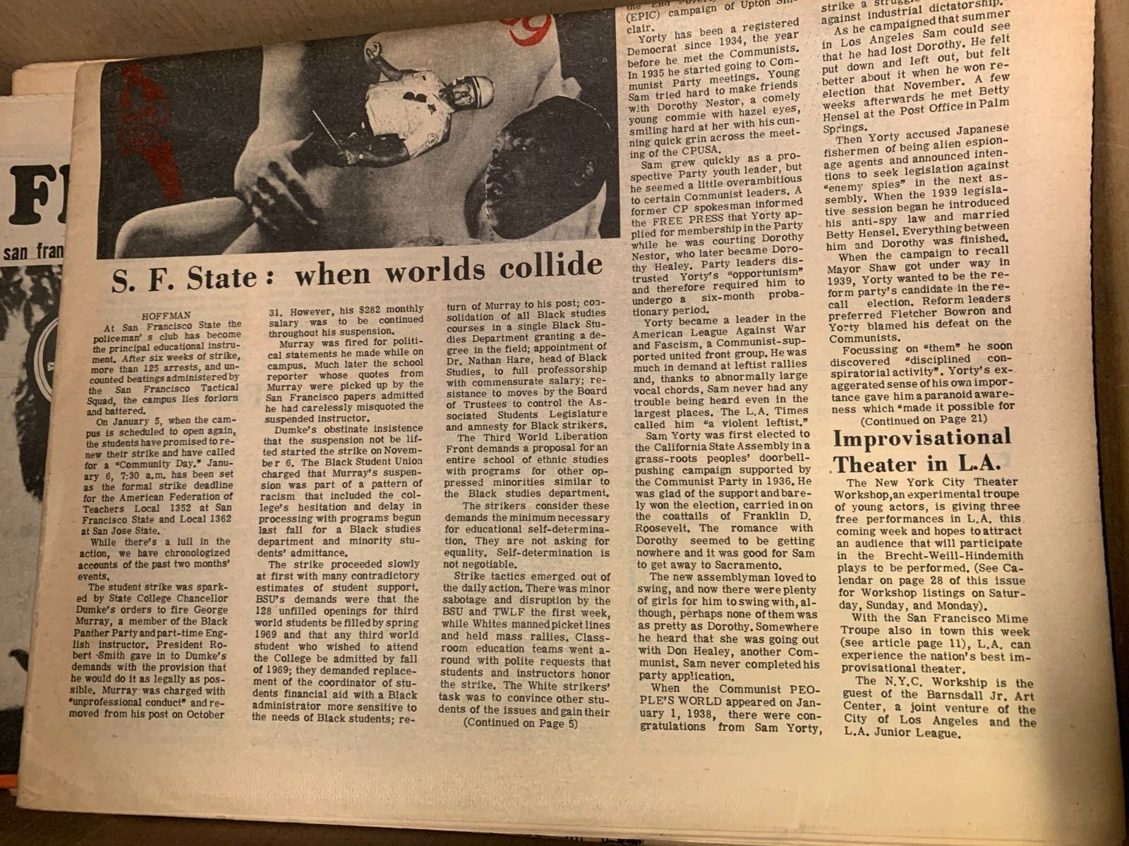 LOS ANGELES FREE PRESS ISSUE #52 DEC 28th – JAN 3rd 1969 VINTAGE NEWSPAPER NOS