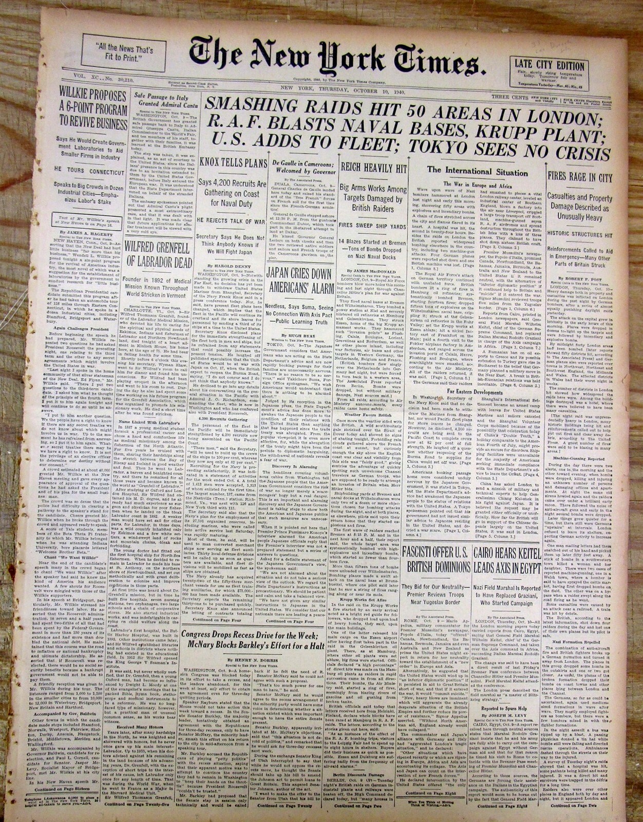 7 1940 NY Times newspapers CINCINNATI REDS win baseball World Series vs DETROIT