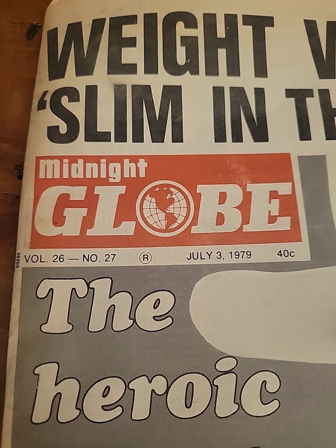 Midnight Globe Vintage Tabloid Magazine John Wayne July 1979