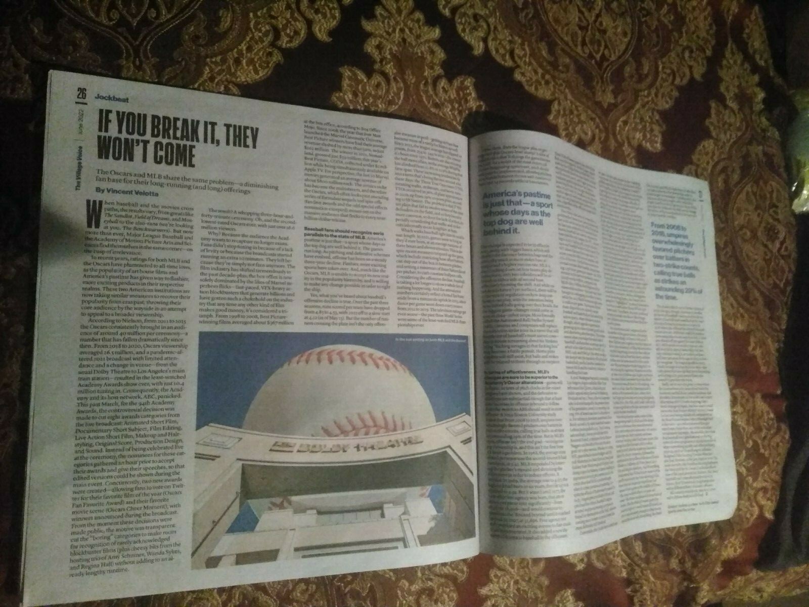 Vladimir Nabakov Pale Fire, The Queens Museum, MLB fans, 2022 Village Voice