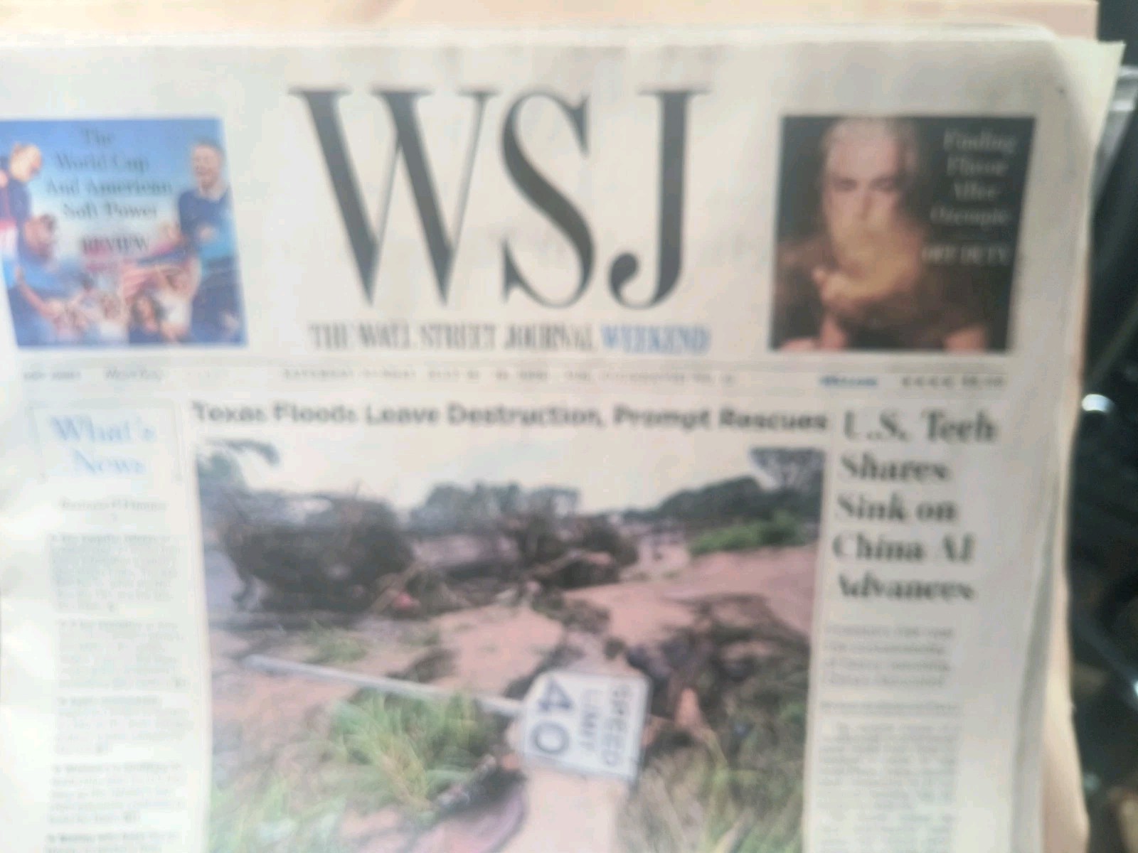 The Wall Street Journal Weekend Saturday/Sunday July 18-19 2026