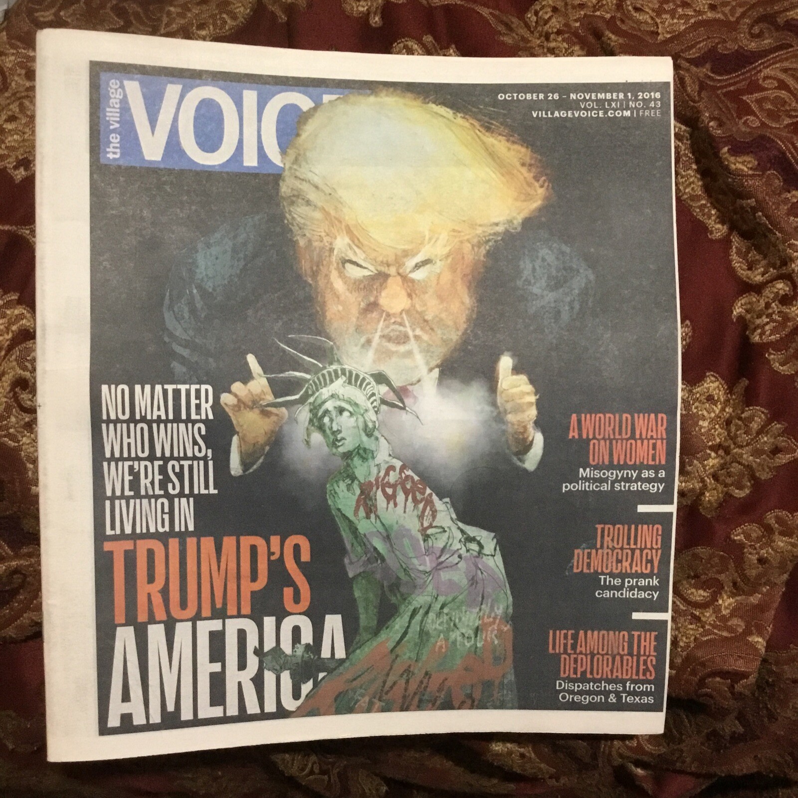 Donald Trump’s America Rigged,War On WomenMisogyny,Trolling Democracy 2016 VOICE