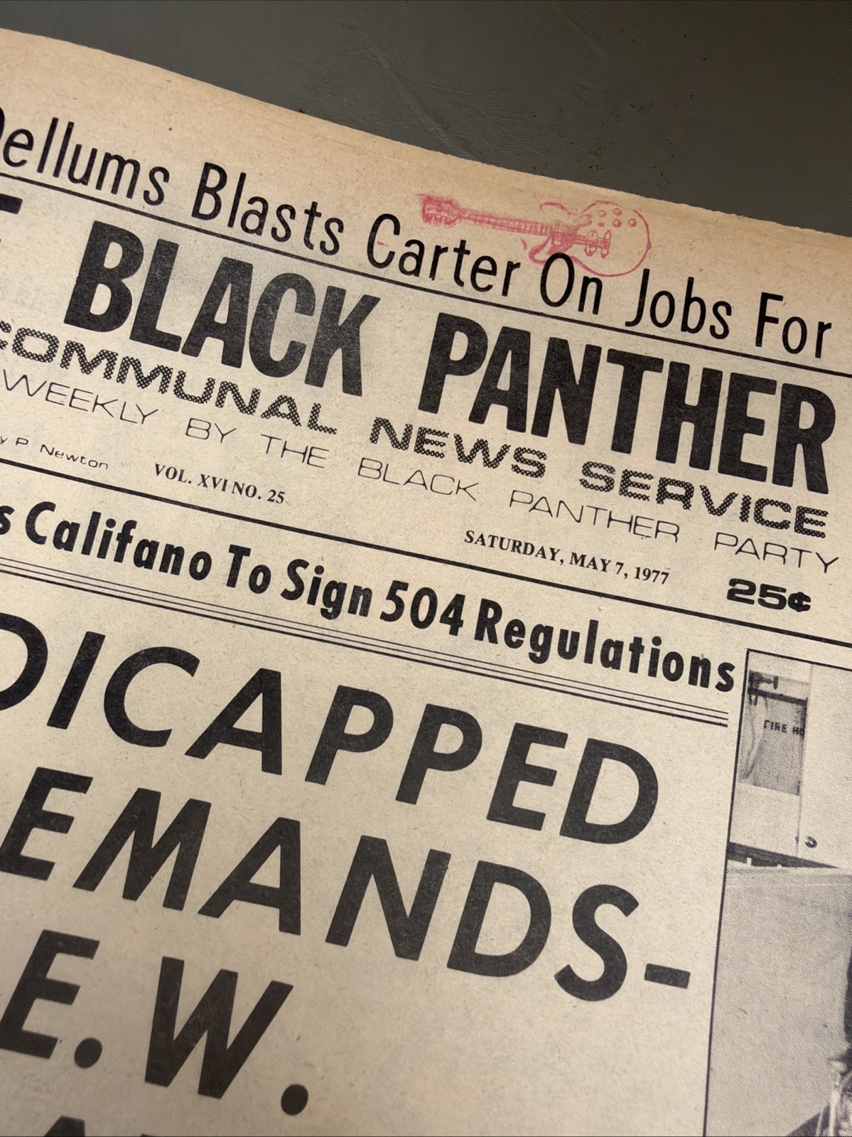 THE BLACK PANTHER PARTY NEWSPAPER – MAY 7, 1977 Huey Newton History