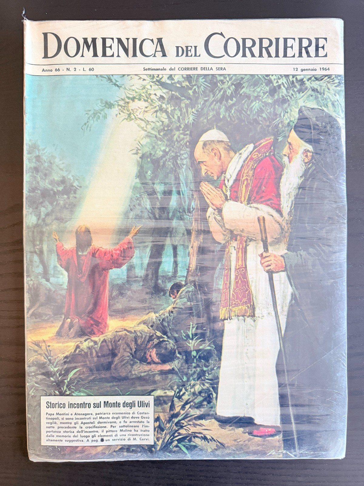 Domenica del Corriere No.2 January 1964 – Meeting on the Mount of Olives