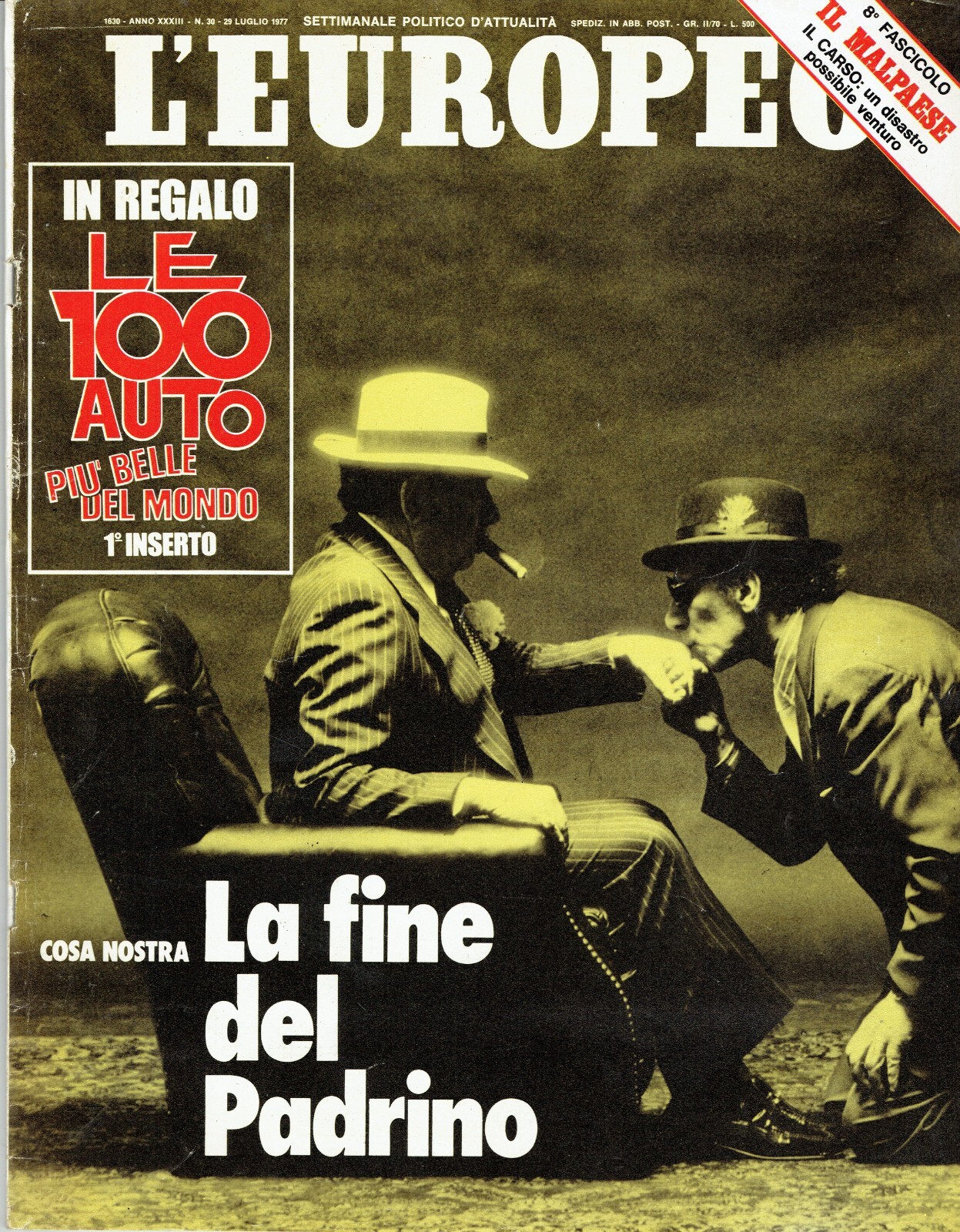 EUROPEAN 1977/30=THE END OF THE GODFATHER=PORTOBELLO=SAINT TERESA OF GALLURA=STEINBERG