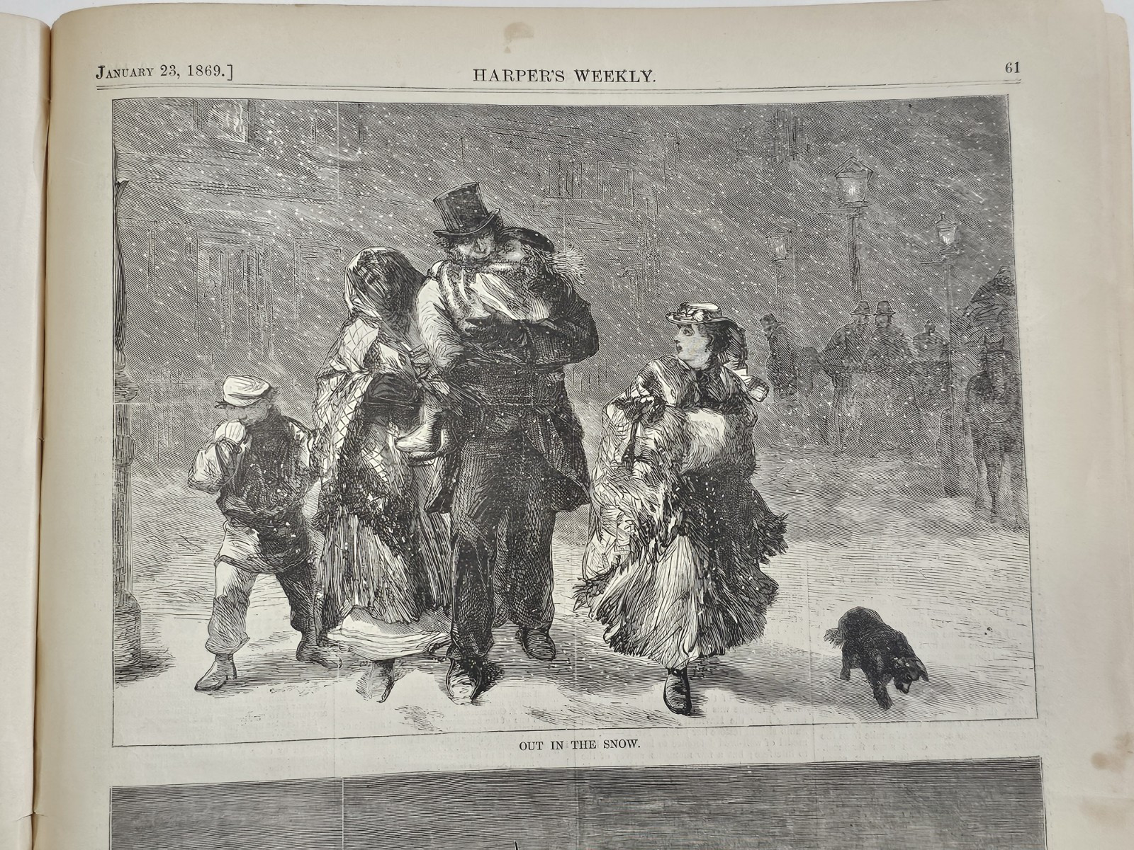 **1869 Harper’s Weekly Full Issue Includes “Hon. John W. Menard” “Fur-Trapper”