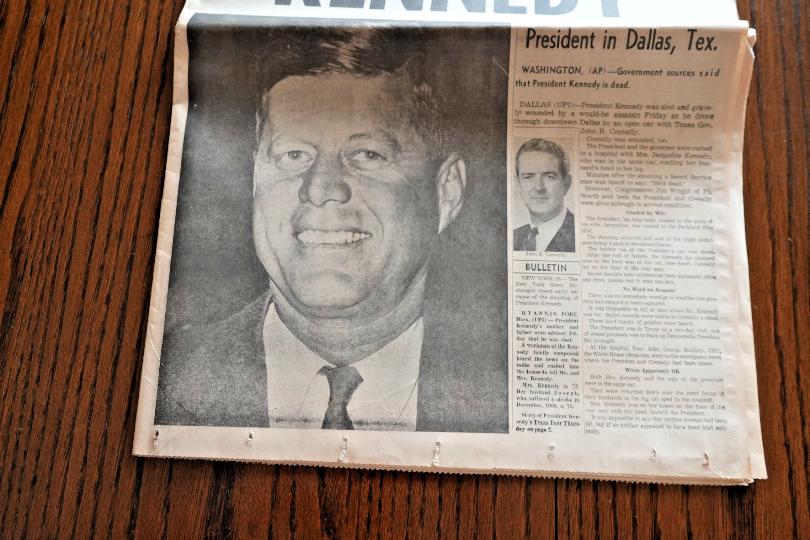 Los Angeles Times Genuine Early Extra Nov 22, 1963 Assassinate Kennedy COMPLETE