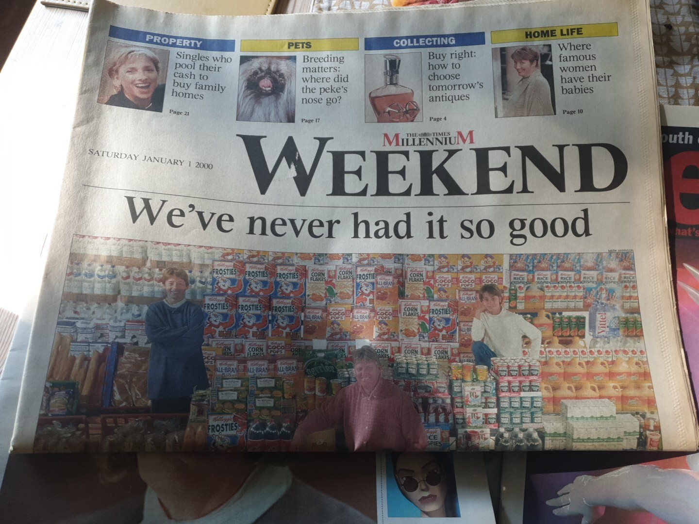 The Times Newspaper. Saturday 1st January 2000 Millenium Edition. Immaculate
