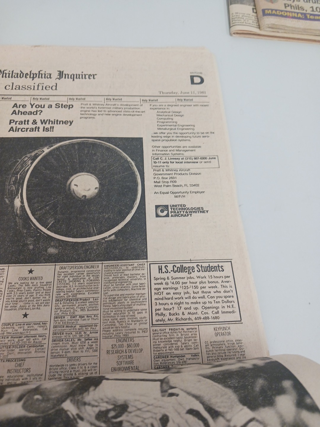 Philadelphia Inquirer June 11 1981 Pete Rose Chases Musial Baseball Strike