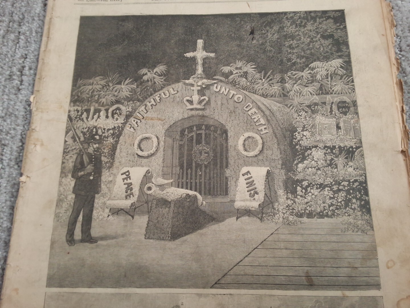 Frank Leslie’s Illustrated Newspaper June 5 1886, Memorial Day In New York City.