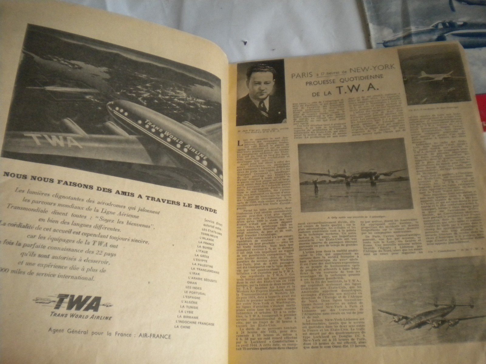 L’Air Aviation Magazines French 1940s lot WW2 wartime