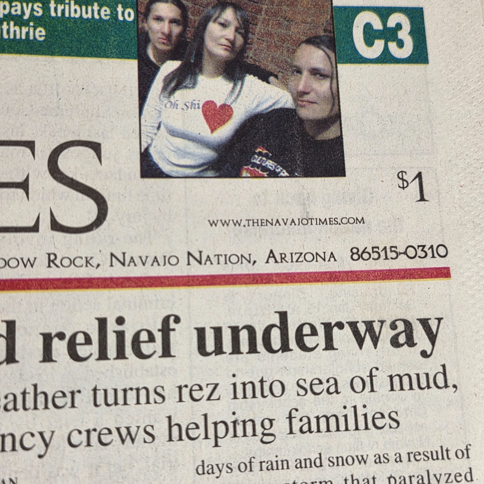 Navajo Times Native American Reservation Newspaper JAN 13th 2005