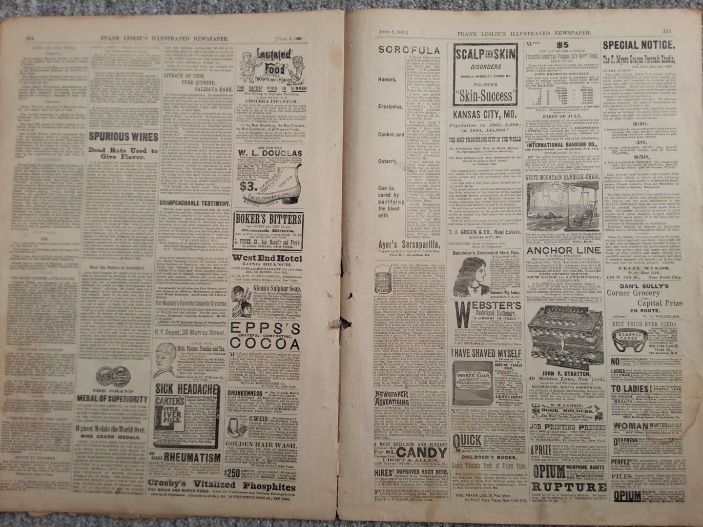 Frank Leslie’s Illustrated Newspaper June 5 1886, Memorial Day In New York City.