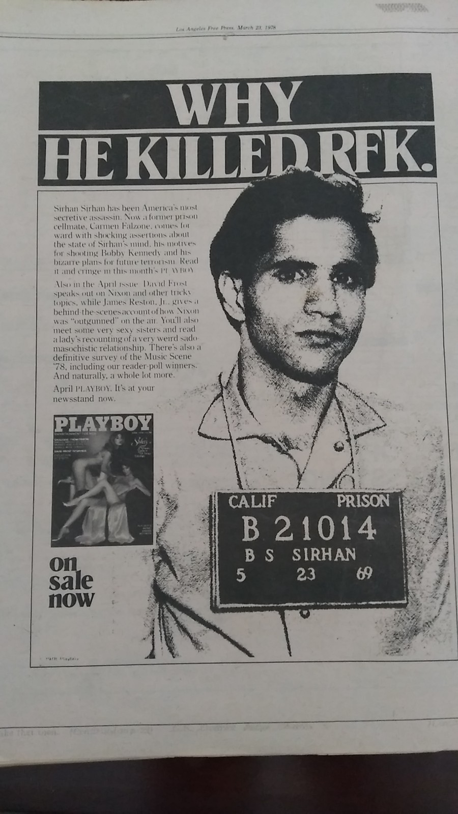 Last Los Angeles Free Press Issue