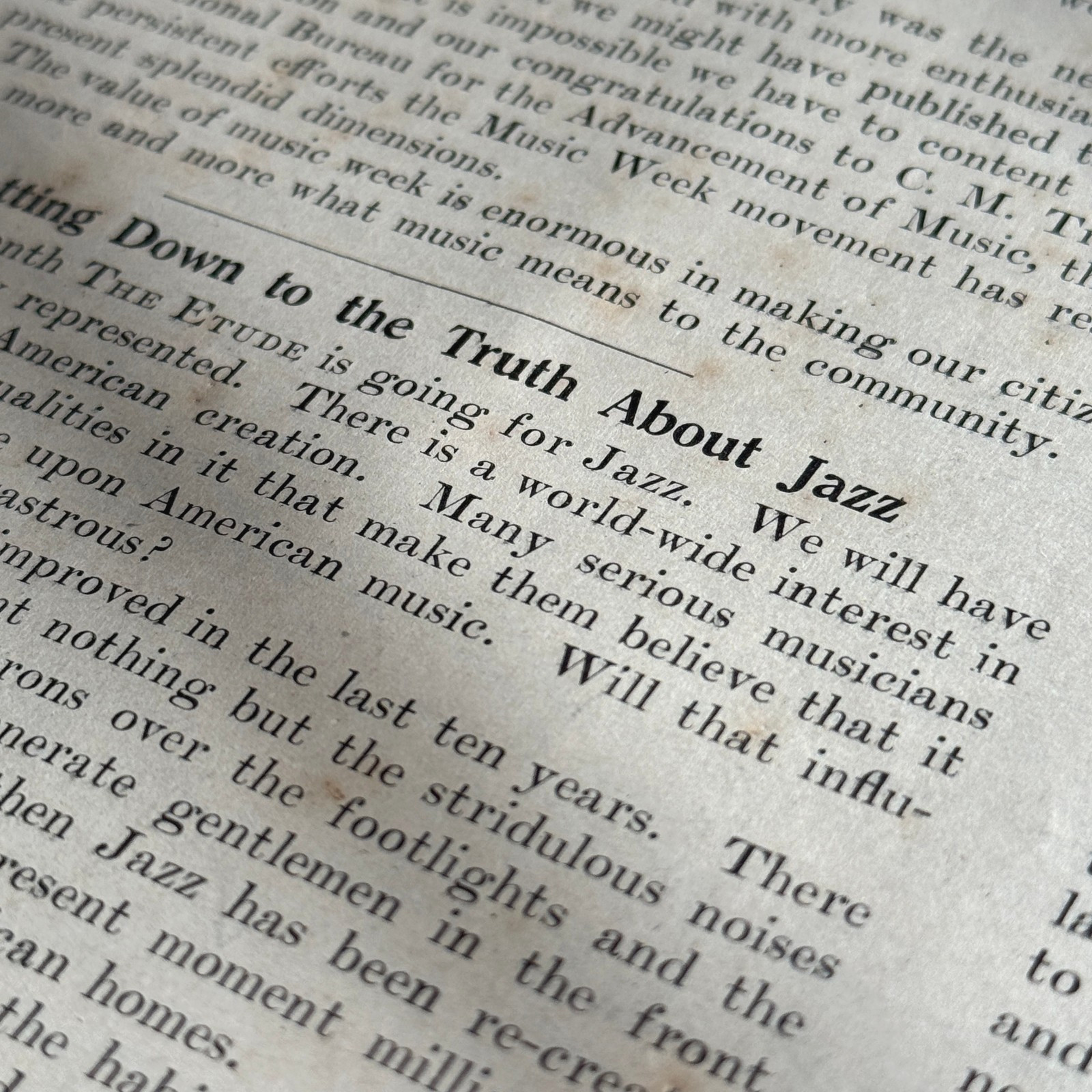 July 1924 The Etude Music Magazine – Early Jazz Age Article – Roaring Twenties