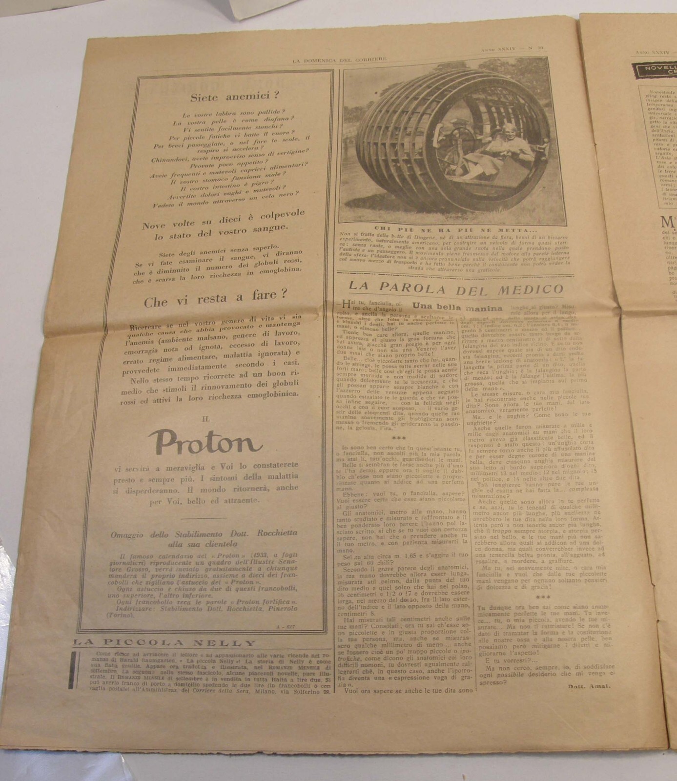 SEPTEMBER 1932 LA DOMENICA DEL CORRIERE ITALIAN NEWSPAPER QUEEN ELENA COVER
