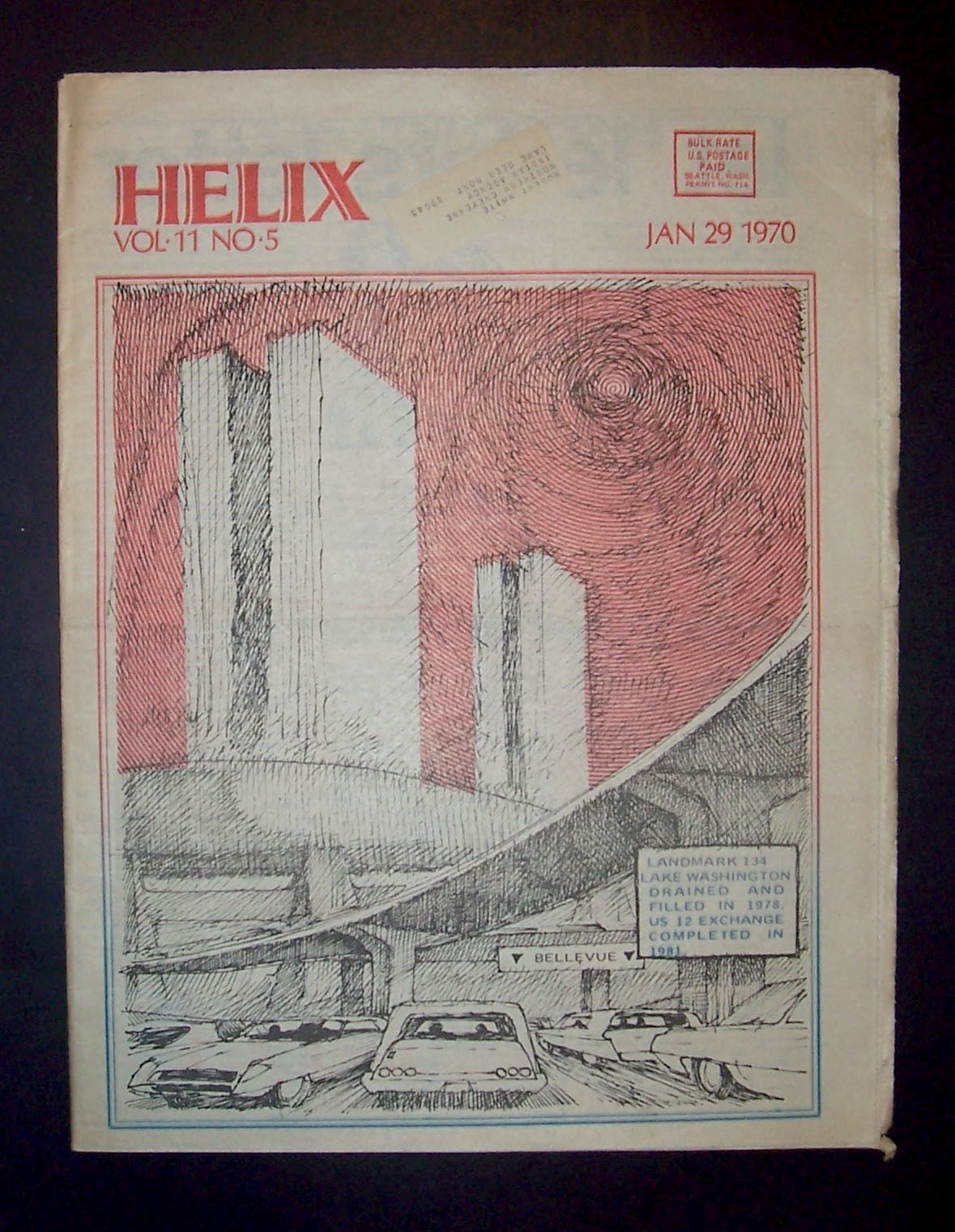 The Helix Seattle Newspaper Vol. 11 No. 5 Jan. 29, 1970 Underground Press