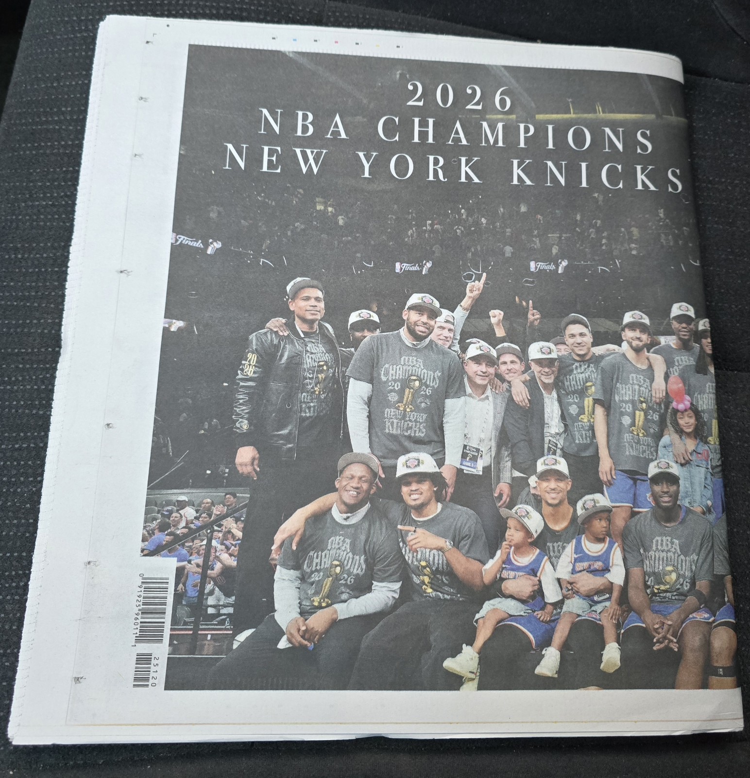 OUR TEAM OUR TITLE! KNICKS WIN NBA FINALS! New York Post 6/15/2026🟠🔵