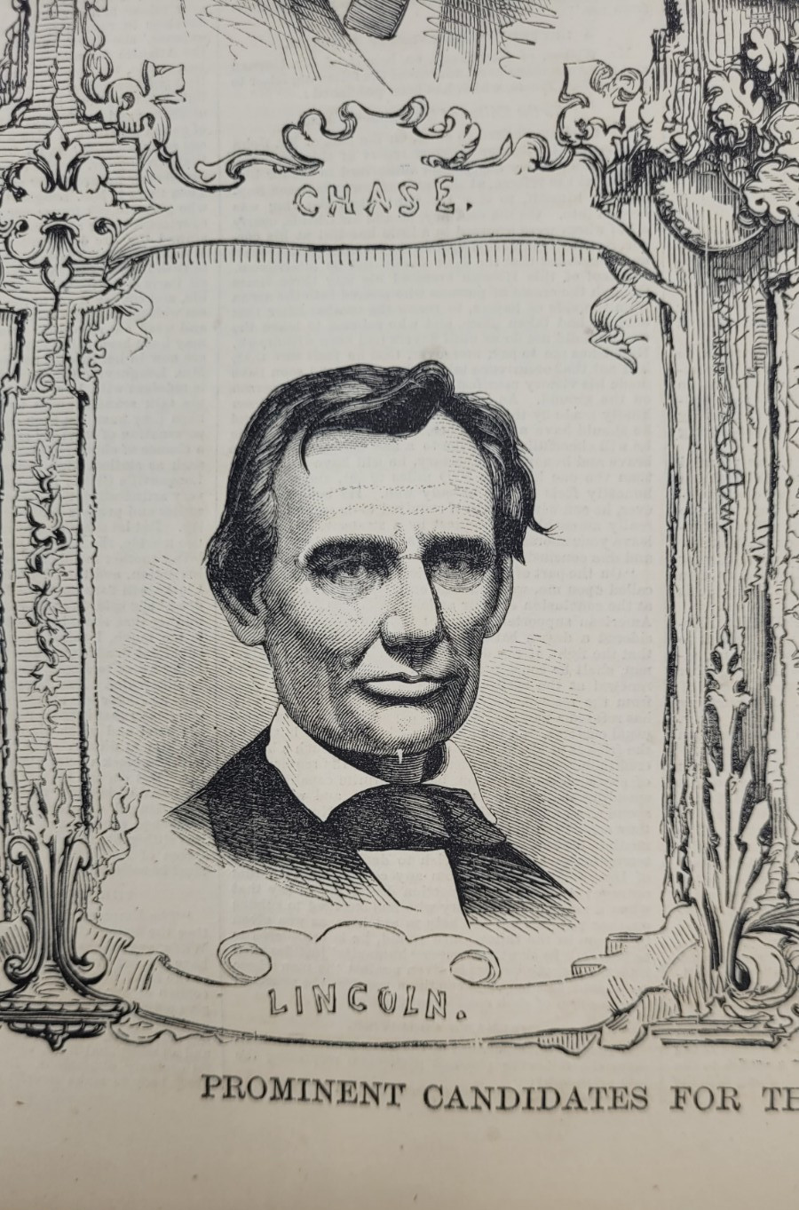 Harper’s Weekly 5/12/1860 Abraham Lincoln’s famous 1st appearance as Candidate