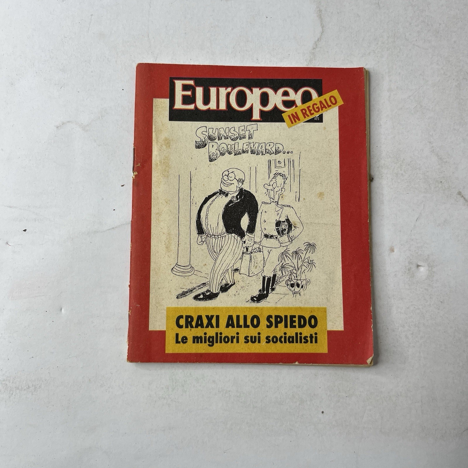 Booklet CRAXI ALLO SPIEDO Le Migliori Sui Socialisti ed RIZZOLI 1993