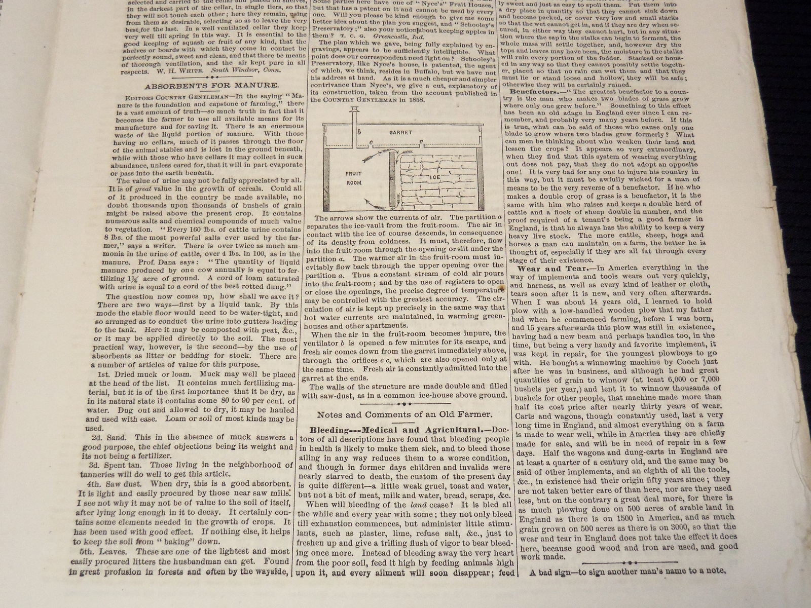 1869 DECEMBER 9 THE CULTIVATOR COUNTRY GENTLEMAN MAGAZINE – ALBANY NY – NP 4252Q