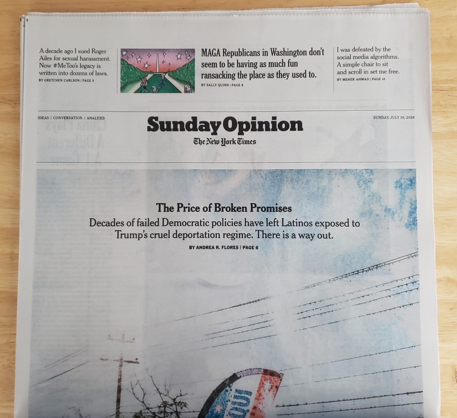 THE NEW YORK TIMES – SUNDAY JULY 19, 2026 (INTEL AGENCIES FIND 2020 VOTER FRAUD)
