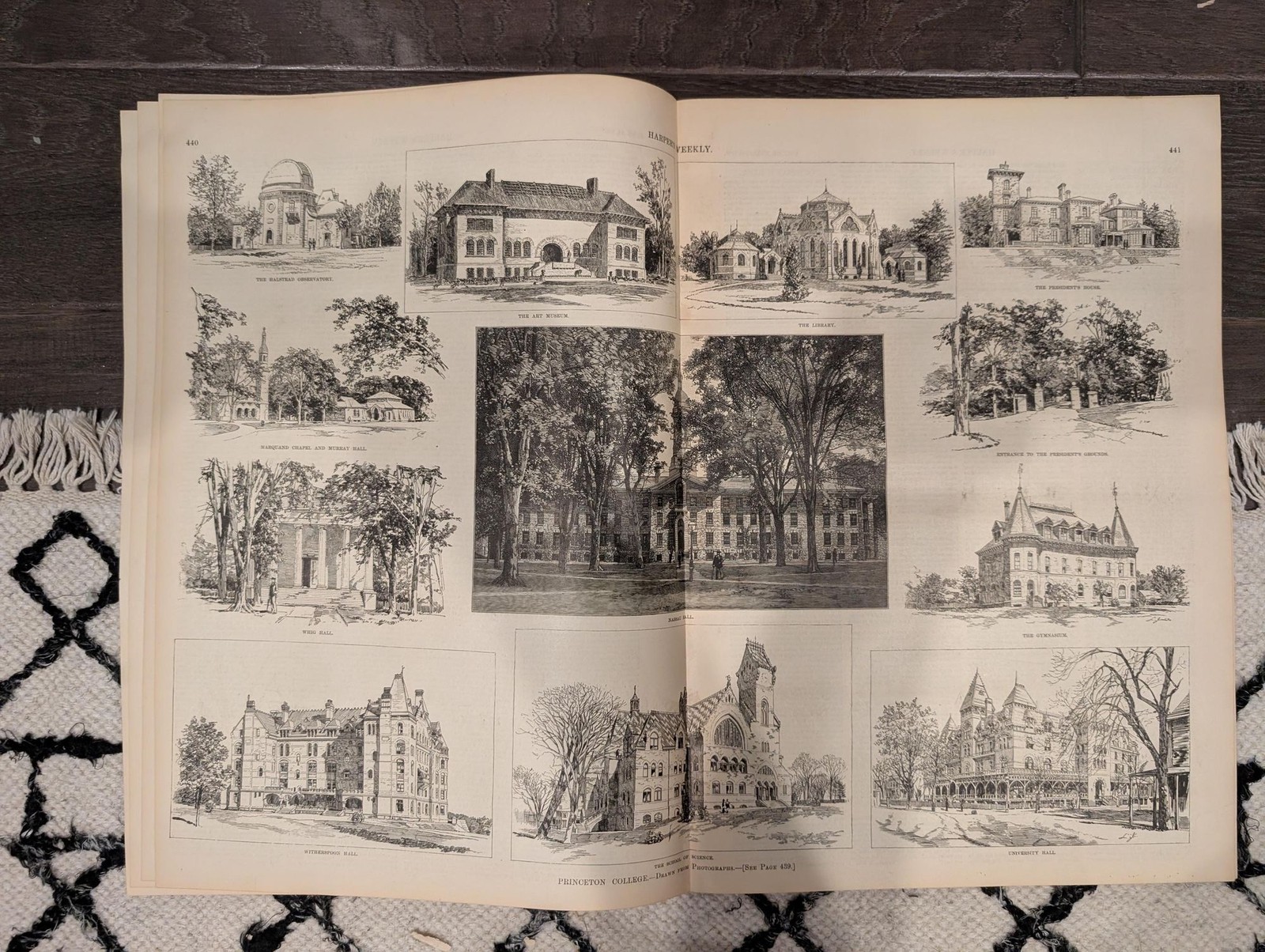Harper’s Weekly — June 18, 1887 — ACTORS’ MONUMENT, Remington Horse Racing