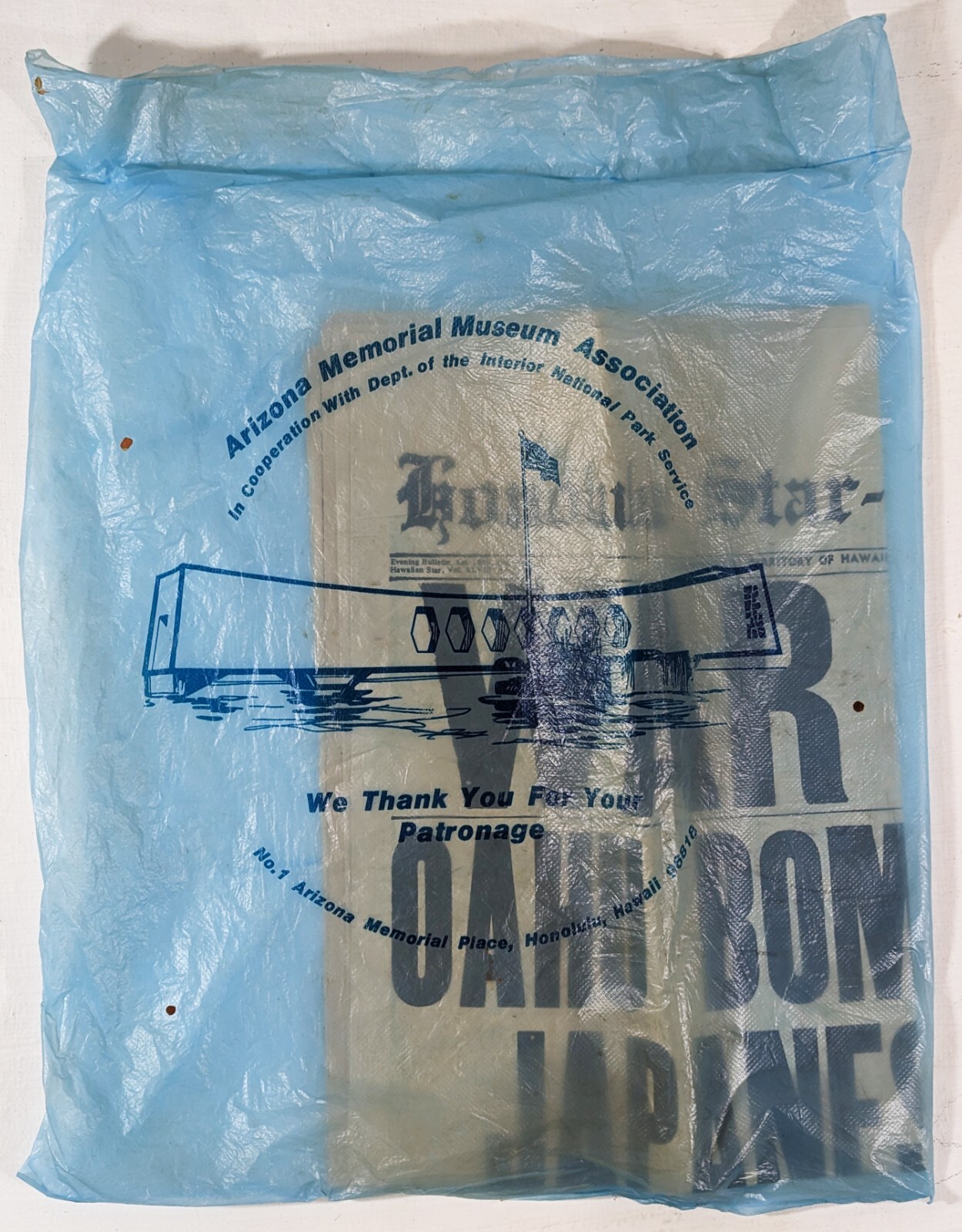 SEALED Reproduction: Honolulu Star-Bulletin 1st EXTRA, 12/7/1941 – Pearl Harbor