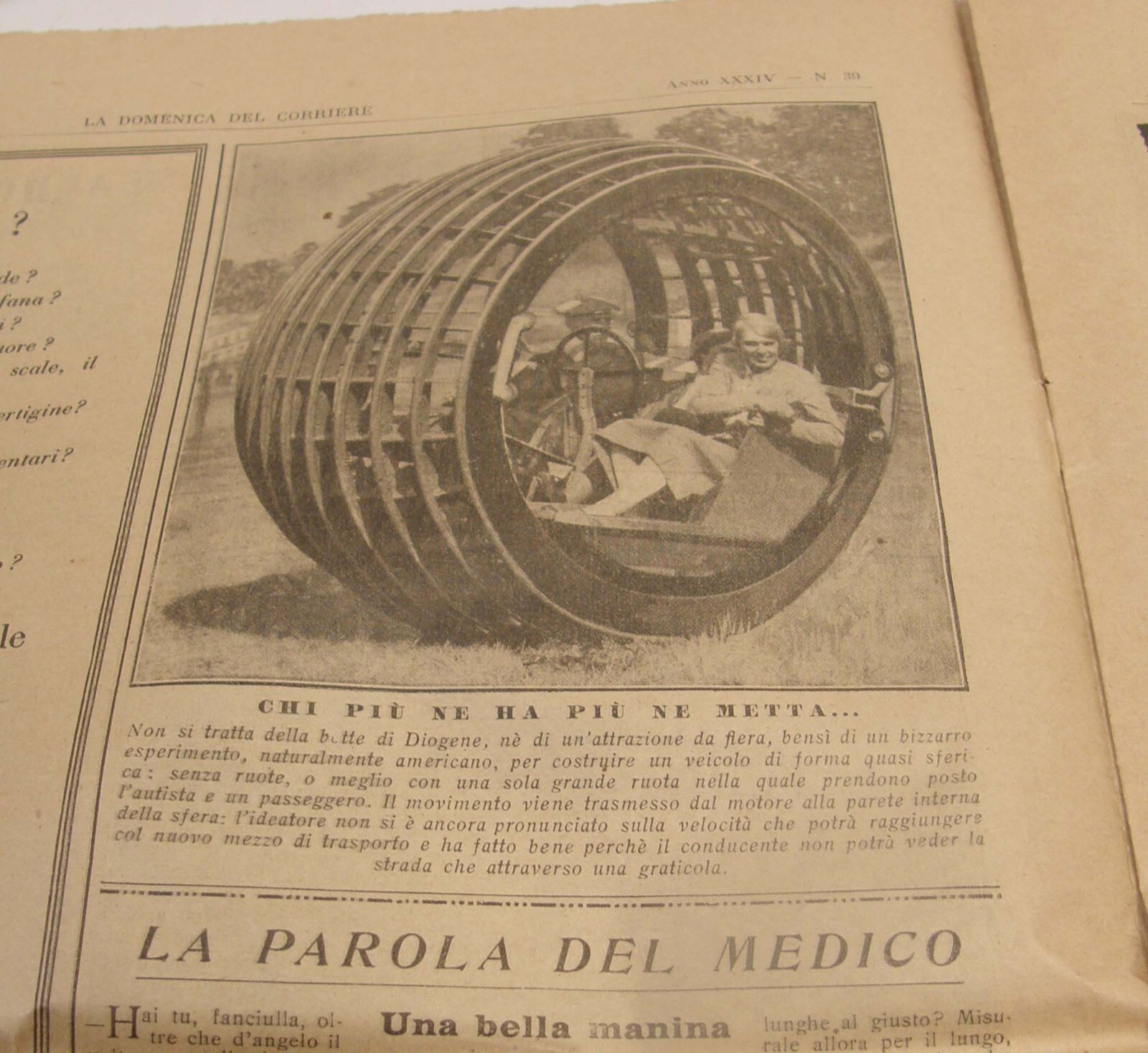 SEPTEMBER 1932 LA DOMENICA DEL CORRIERE ITALIAN NEWSPAPER QUEEN ELENA COVER