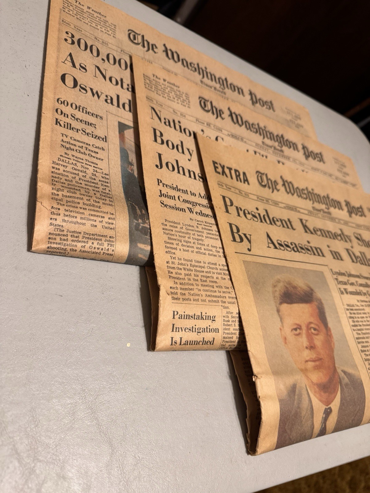 THE WASHINGTON POST-SPECIAL COMMEMORATIVE EDITION-NOV 22-28 1963 KENNEDY SHOT